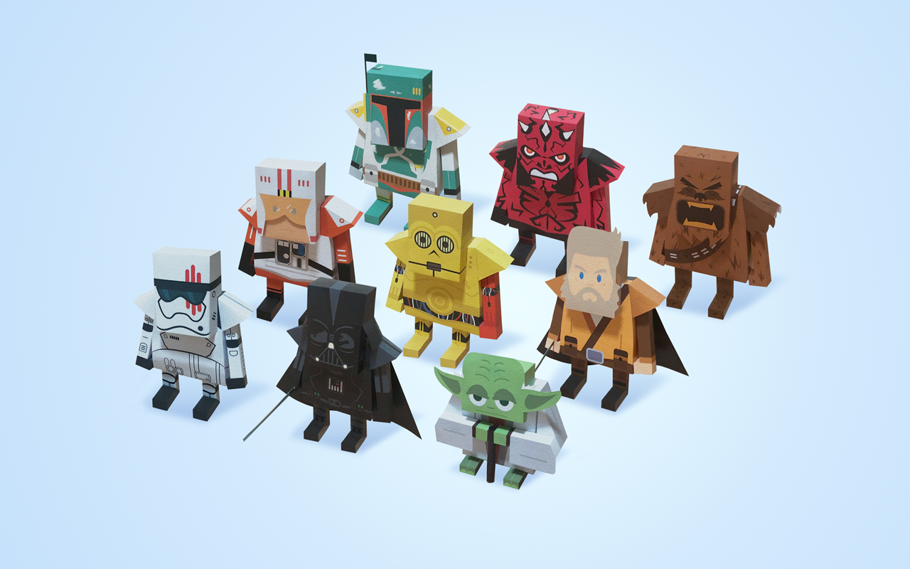 Craftiez paper toys